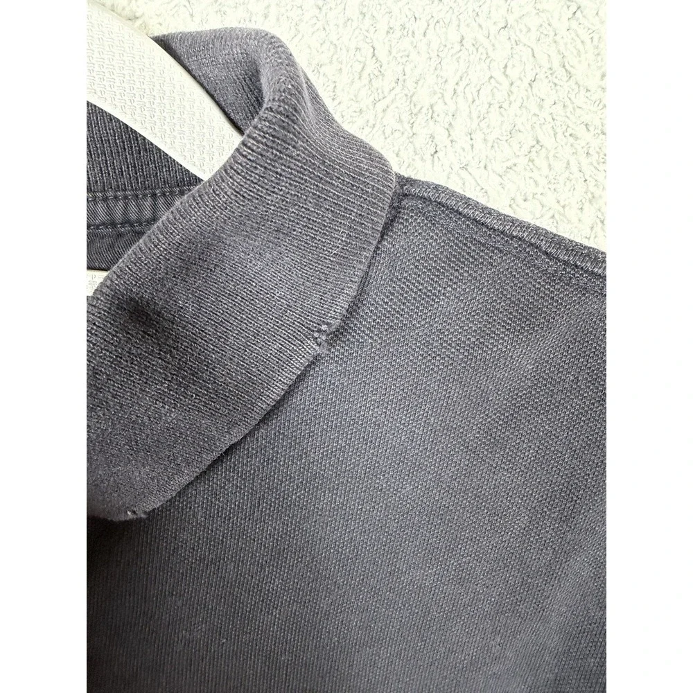 Burberry Brit Black Polo Shirt Mens Short Sleeve Nova Check Trim Cotton Classic